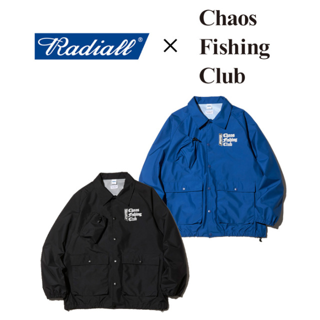 RADIALL ラディアル 　CHROME LETTERS - WINDBREAKER JACKET　 【コーチジャケット】【2024 初売り】【RAD-23AW-SPOT-JW001】【イン