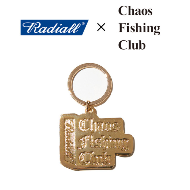 RADIALL ラディアル 　CHROME LETTERS - BRASS KEY HOLDER　 【キーホルダー】【2024 初売り】【RAD-23AW-SPOT-JW004】【インタープ
