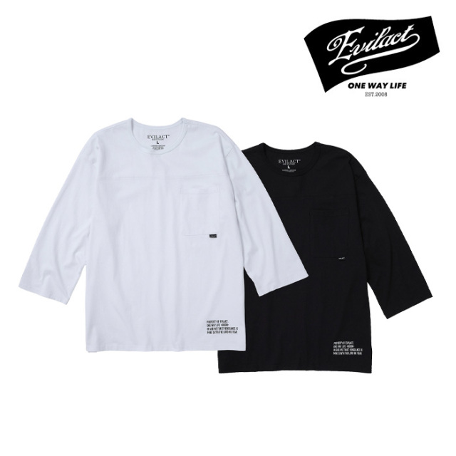 EVILACT (イーブルアクト)　 2PACK QS　【Tシャツ 7分袖】【EA-WFR-QS】【2024秋冬新作】 　 インタープレイ INTERPLAY