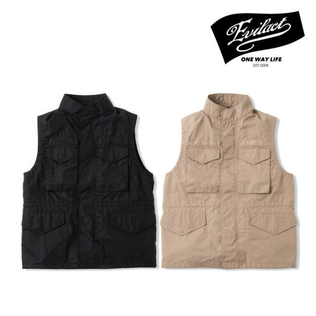 EVILACT (イーブルアクト)　 M-65 VEST 　【ベスト】【EA-WFRSS-J02】【2024春夏新作】 　 インタープレイ INTERPLAY