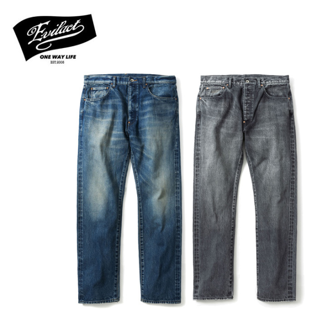 EVILACT (イーブルアクト)　STRAIGHT DENIM CUSTOM　【デニム パンツ】【EA23-AW-P03】【2023秋冬新作】 　 インタープレイ INTERPLA