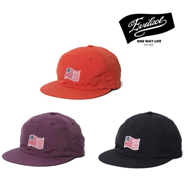 EVILACT (イーブルアクト)　EVIL MADE FLAG CAP 　 【キャップ】【 EA24-ACT2-C01】【2024秋冬新作】【インタープレイ INTERPLAY】