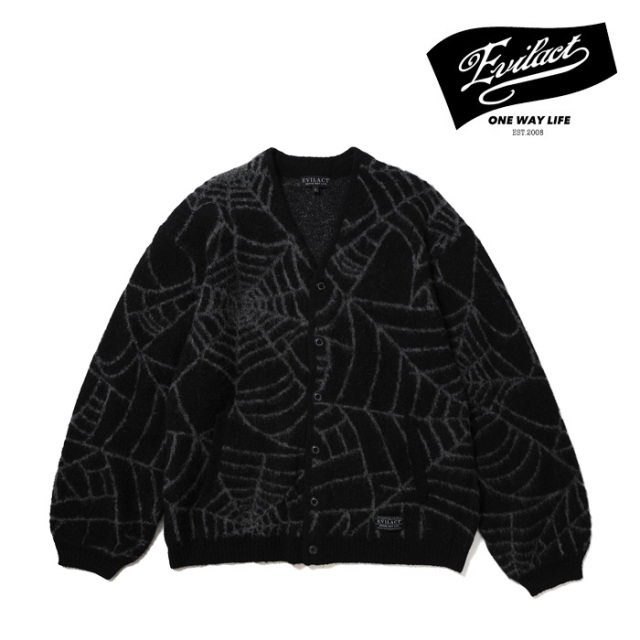 【SALE30%OFF】　EVILACT (イーブルアクト)　SPIDER CARDIGAN　【カーディガン】【EA24-ACT2-T09】【2024秋冬新作】 　 インタープレ
