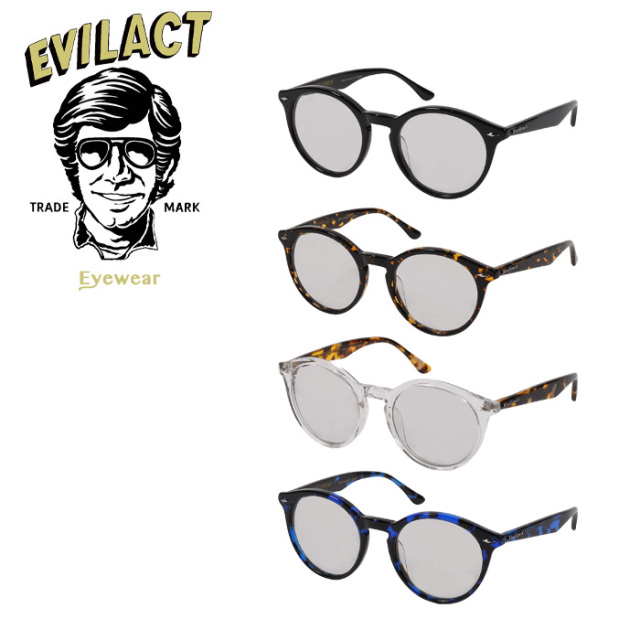 EVILACT EYEWEAR (イーブルアクトアイウエア)　 CURTISS II (カーチス2) COLOR DIMMING LENS　 【サングラス メガネ カラー調光】【E