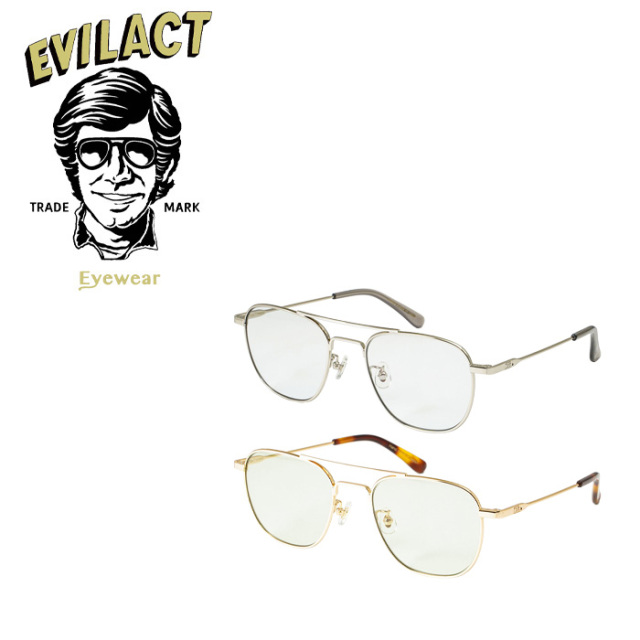 EVILACT EYEWEAR (イーブルアクトアイウエア)　 MIAMI (マイアミ) COLOR DIMMING LENS　 【サングラス メガネ カラー調光レンズ】【E