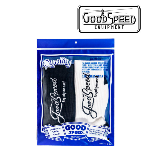 GOODSPEED equipment(グッドスピードエクイップメント)　 Middle 2P Socks 　 【ソックス 靴下】【インタープレイ INTERPLAY】【EVIL