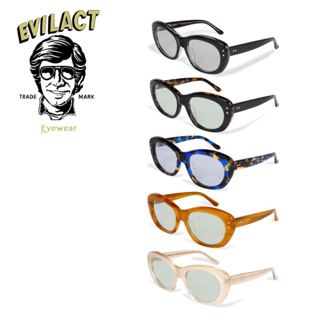EVILACT EYEWEAR (イーブルアクトアイウエア)　 GREYHOUND  COLOR DIMMING LENS　 【サングラス メガネ カラー調光レンズ】【EAE25-1