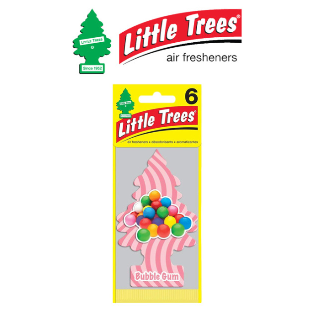 Little Trees (リトルツリー)　 AIR FRESHENER - Bubble Gum -　【エアフレッシュナー バブルガム】【インタープレイ INTERPLAY】