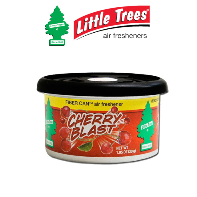 Little Trees (リトルツリー)　 FIBER CAN Air Fresheners - Cherry Blast -　【エアフレッシュナー 缶 チェリーブラスト】【インタ