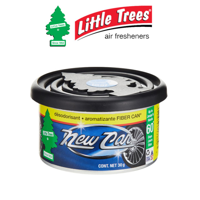 Little Trees (リトルツリー)　 FIBER CAN Air Fresheners - New Car Scent -　【エアフレッシュナー  缶 ニューカー】【インタープ