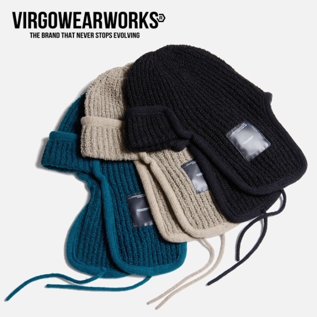 VIRGOwearworks (ヴァルゴウェアワークス)  　RABBIT EAR KNIT CAP 2　【ニットキャップ】【VG-CB-160】【2026 AUTUMN&WINTER 先行予