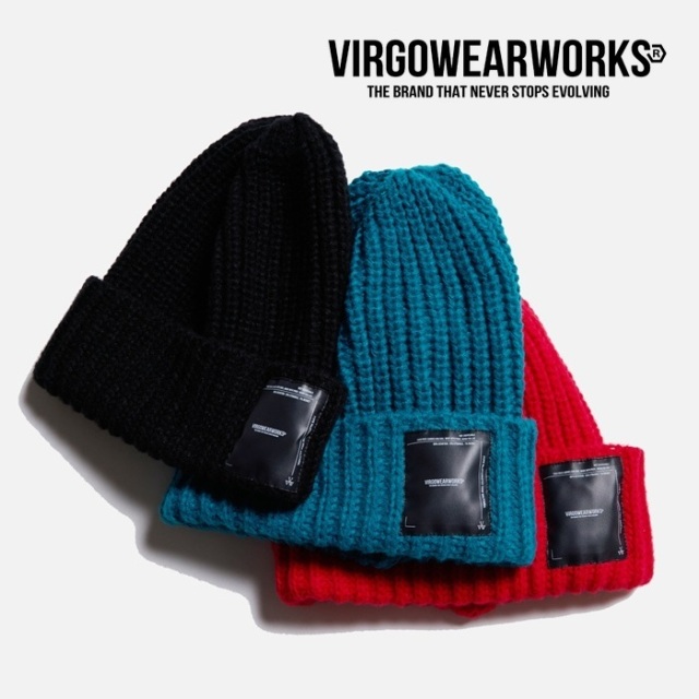 VIRGOwearworks (ヴァルゴウェアワークス)  　MASSIVE WAVE BEANIE 2　【ニットキャップ】【VG-GD-842】【2026 AUTUMN&WINTER 先行予