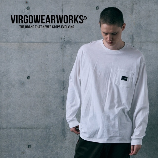 VIRGOwearworks (ヴァルゴウェアワークス)  　ESSENTIAL PKT LST　【ロングスリーブTシャツ】【VG-LSPT-111】【2026 AUTUMN&WINTER 