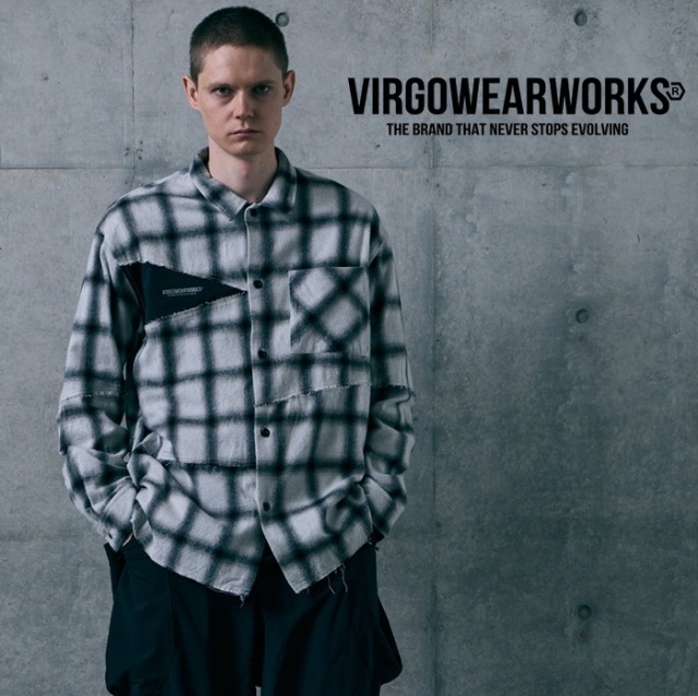 VIRGOwearworks (ヴァルゴウェアワークス)  　FRACTURE CHECK SHIRT　【シャツ 長袖】【VG-SH-279】【2026 AUTUMN&WINTER 先行予約】