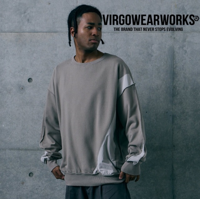 VIRGOwearworks (ヴァルゴウェアワークス)  　CURVEFORM SWEAT　【スウェット】【VG-SWT-177】【2026 AUTUMN&WINTER 先行予約】【キ