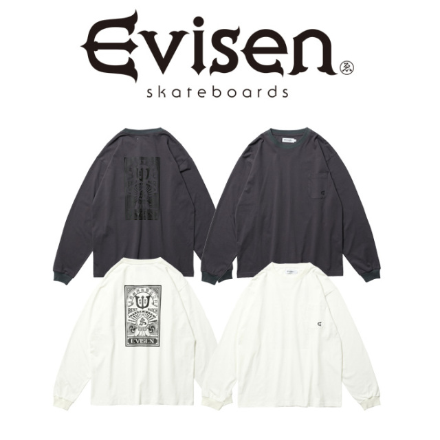 Evisen Skateboards (エヴィセン スケートボード)　 BEST MATCH POCKET LS TEE 　 【ロングスリーブTシャツ 長袖】【エビセン スケー