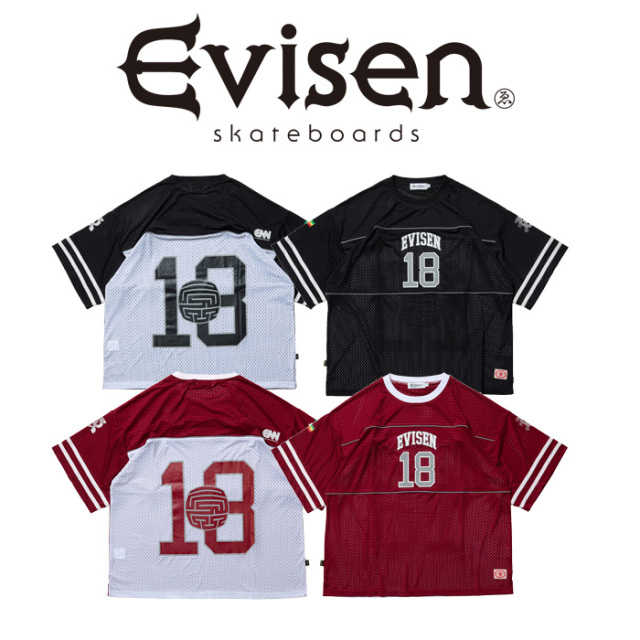Evisen Skateboards (エヴィセン スケートボード)　 OHAKO HOCKEY SHIRT 　 【Tシャツ 半袖】【エビセン スケートボード Evisen Skat