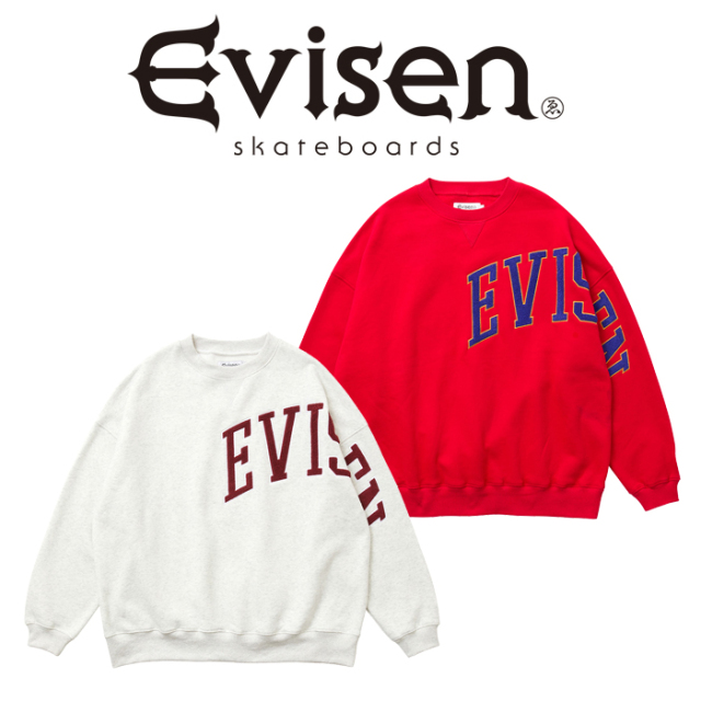 Evisen Skateboards (エヴィセン スケートボード)　COLLEGE SWEAT　 【スウェット】【エビセン スケートボード Evisen Skateboards