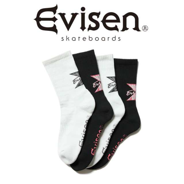 Evisen Skateboards (エヴィセン スケートボード)　 MIND FUCK SOCKS 　 【ソックス】【エビセン スケートボード Evisen Skateboards