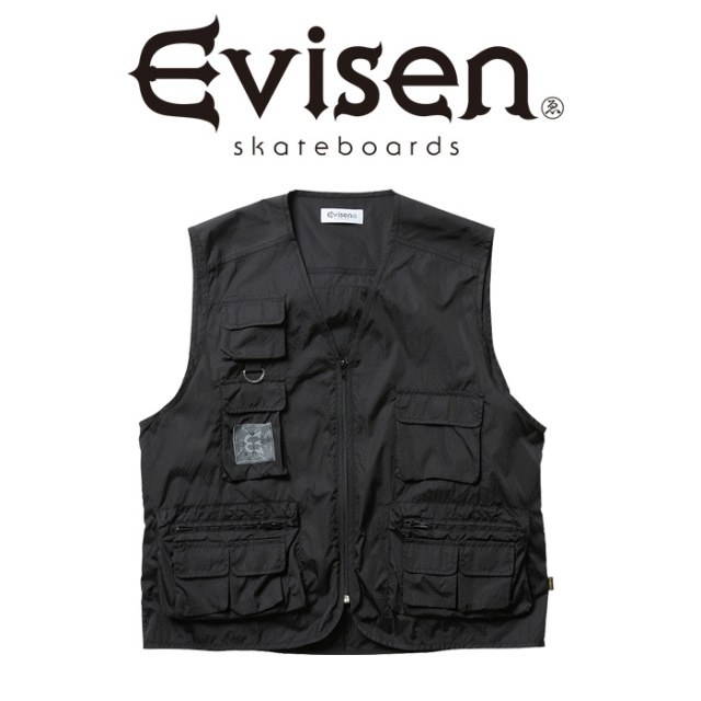 Evisen Skateboards (エヴィセン スケートボード)　 ONE-DAY VEST 　 【ベスト】【エビセン スケートボード Evisen Skateboards ゑ 