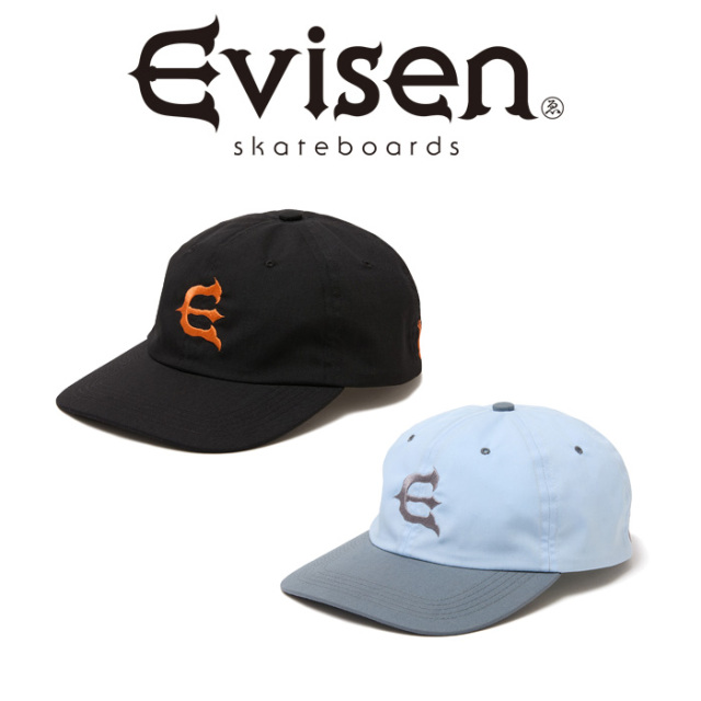 Evisen Skateboards (エヴィセン スケートボード)　 ONE UP LOGO CAP 　 【6パネル キャップ】【エビセン スケートボード Evisen Ska