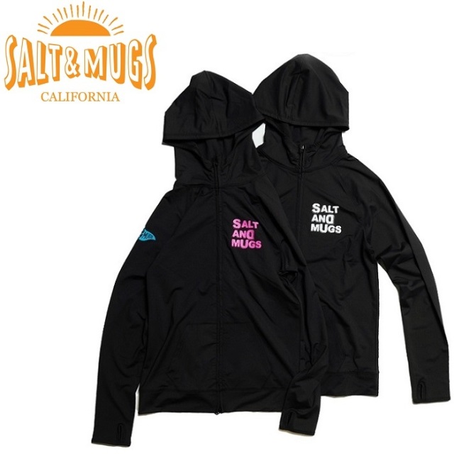 SALT&MUGS(ソルトアンドマグズ)　Tropical Rush　【ラッシュガード パーカー】【2024 Summer＆Ealy Autumn collection】【SMCUT001】