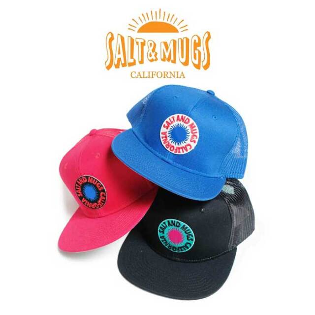 SALT&MUGS(ソルトアンドマグズ)　RHCP Circle Logo Pach Cap　【メッシュキャップ】【2024 Summer＆Ealy Autumn collection 先行予約