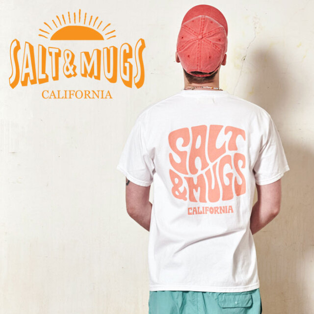 SALT&MUGS(ソルトアンドマグズ)　PSYCHEDELIC LOGO TEE 2　【Tシャツ 半袖】【2023SPRING&SUMMER新作】【SMSST026】　