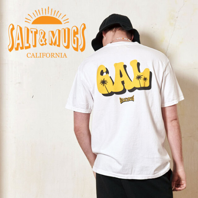 SALT&MUGS(ソルトアンドマグズ)　CAL TEE　【Tシャツ 半袖】【2023SPRING&SUMMER 新作】【SMSST029】