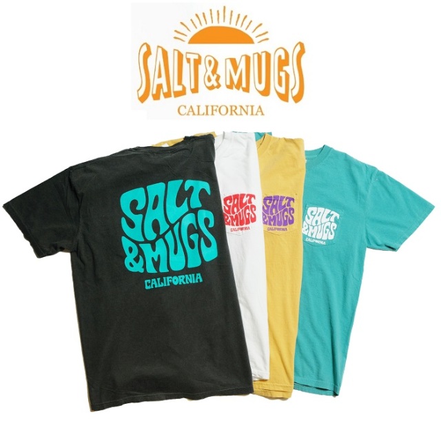 SALT&MUGS(ソルトアンドマグズ)　Psyche Logo Pkt Tee　【Tシャツ 半袖】【2024 Summer＆Ealy Autumn collection 新作】【SMSST038】