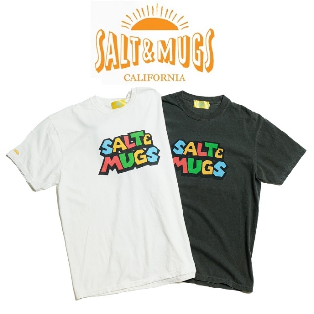 SALT&MUGS(ソルトアンドマグズ)　SM Logo Tee　【Tシャツ 半袖】【2024 Summer＆Ealy Autumn collection 先行予約】【SMSST046】