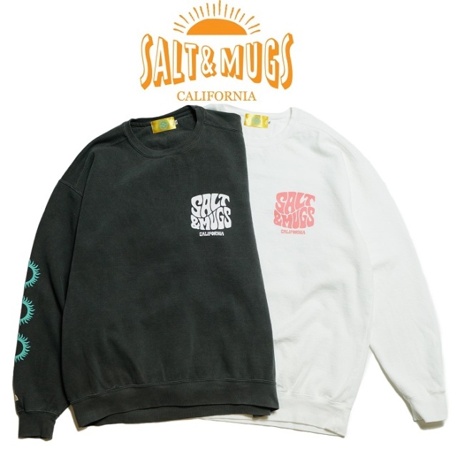 SALT&MUGS(ソルトアンドマグズ)　Psyche Logo Swt　【スウェット】【2024 Summer＆Ealy Autumn collection 先行予約】【SMSWT012】
