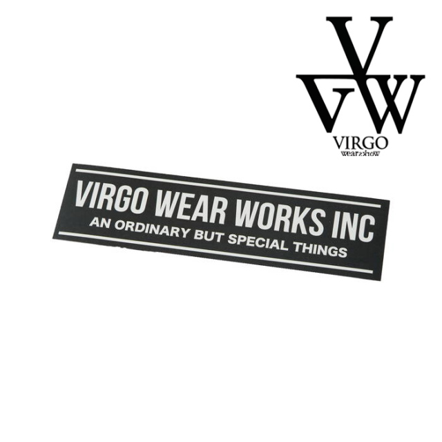 VIRGOwearworks (ヴァルゴウェアワークス)  　Logo (Large size)　【ステッカー】【VG-GD-774】【2024 SPRING&EARLY SUMMER 新作】【