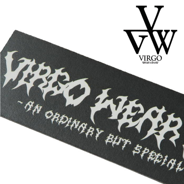 VIRGOwearworks (ヴァルゴウェアワークス)  　Crust Logo 　【ステッカー】【VG-GD-776】【2024 SPRING&EARLY SUMMER 新作】【VIRGOw