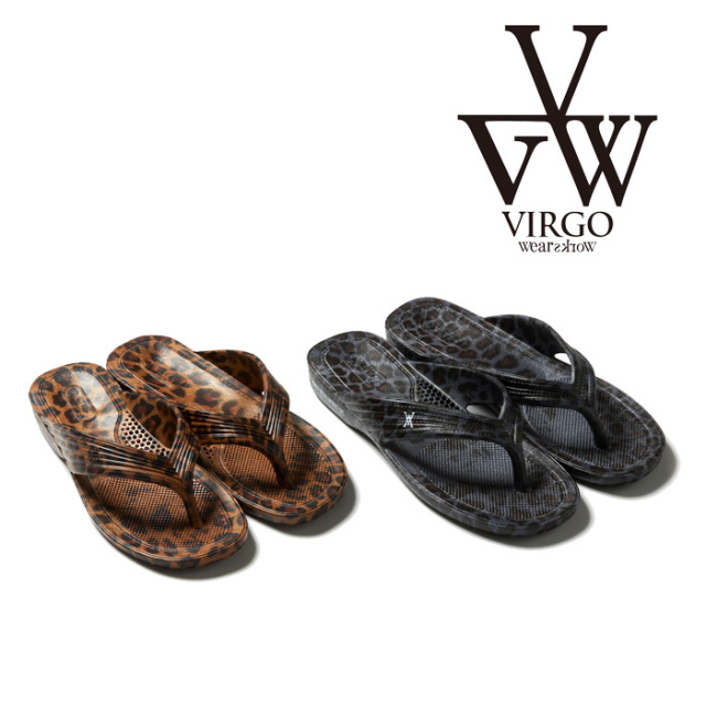 VIRGOwearworks (ヴァルゴウェアワークス)  　VGW Calypso leopard sandals　【サンダル】【VG-GD-780】【2024 SUMMER新作】【VIRGOw
