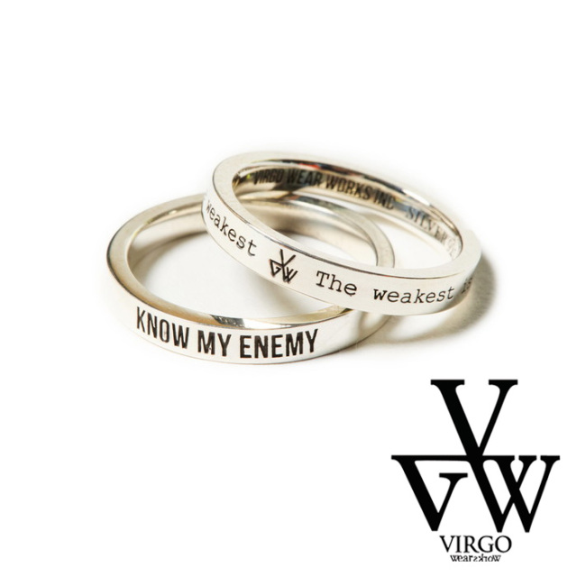 VIRGOwearworks (ヴァルゴウェアワークス)  　Message pinky ring　【リング 指輪 アクセサリー】【VG-GD-791】【2024 AUTUMN&WINTER