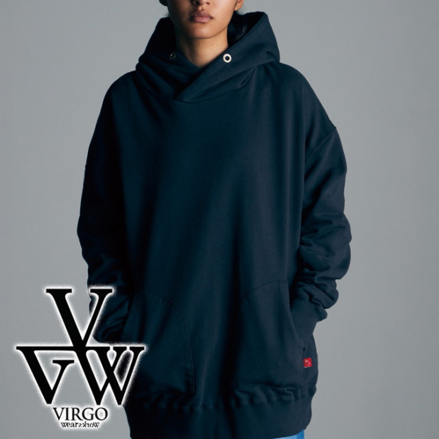 VIRGOwearworks (ヴァルゴウェアワークス)  　Organic sustainable collared hoodie　【フーディ パーカー】【VG-SWT-163】【2024 AU