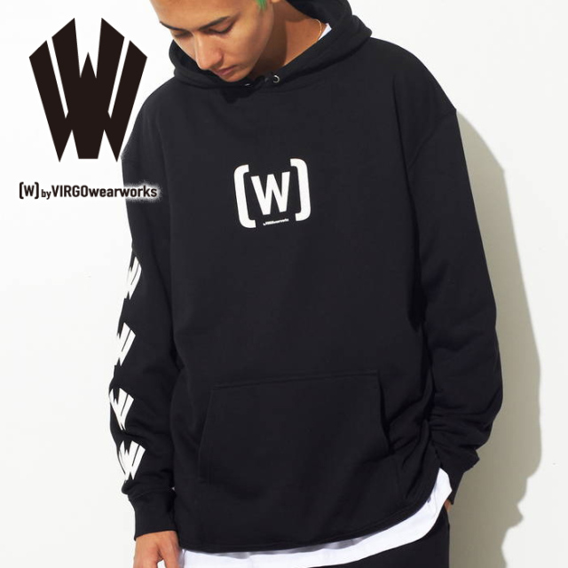 VIRGOwearworks (ヴァルゴウェアワークス)  　Logo hoodie1　【フーディ パーカー ロゴ】【W-SWT-001】【2024 SPRING&EARLY SUMMER 