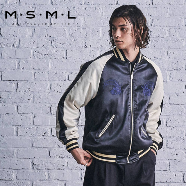 【MSML エムエスエムエル WINTER & SPRING 2022-23 COLLECTION】 REVERSIBLE SKA JACKET リバーシブルスカジャケット M1-02B5-JK04