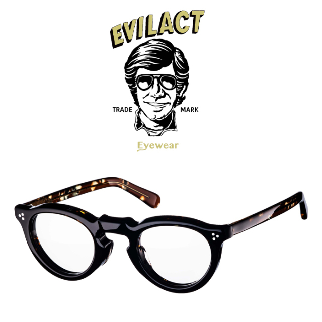EVILACT EYEWEAR (イーブルアクトアイウエア)　 GREEVES(グリーヴス)  COFFEE DEMI/COFFEE DEMI×ANTIQUE CLEAR/DIMMING LENS　 【サ