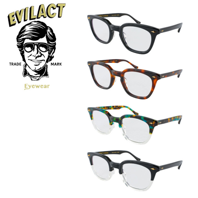 EVILACT EYEWEAR (イーブルアクトアイウエア)　 MERKEL(マーケル) DIMMING LENS　 【サングラス メガネ 調光レンズ】【EAE23-08】【2