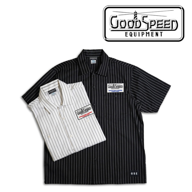GOODSPEED equipment(グッドスピードエクイップメント)　Stripe Work Shirts　 【EVILACT】【イーブルアクト】【シャツ ワークシャツ