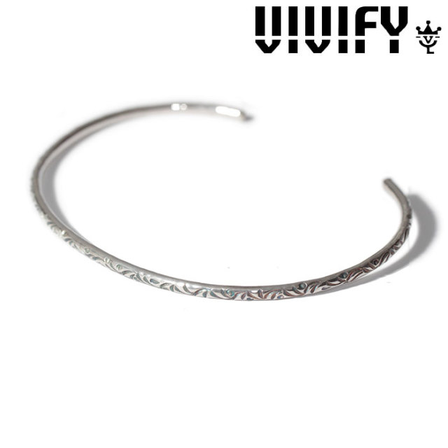 VIVIFY(ヴィヴィファイ)(ビビファイ)　Arabesque Bangle(2mm body)　【VIVIFY バングル】【VFB-150】【オーダーメイド ハンドメイド 