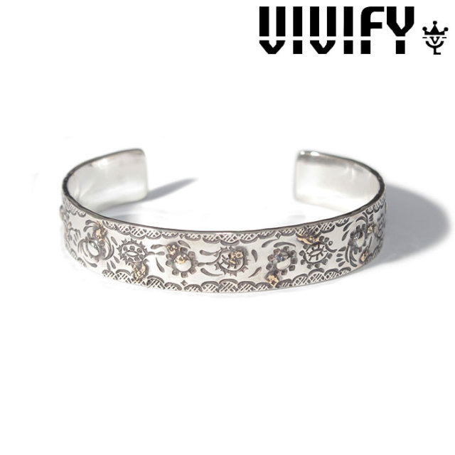 VIVIFY(ヴィヴィファイ)(ビビファイ)　Paisley Bangle w/gold　【VIVIFY バングル】【VFB-156】【オーダーメイド ハンドメイド 受注