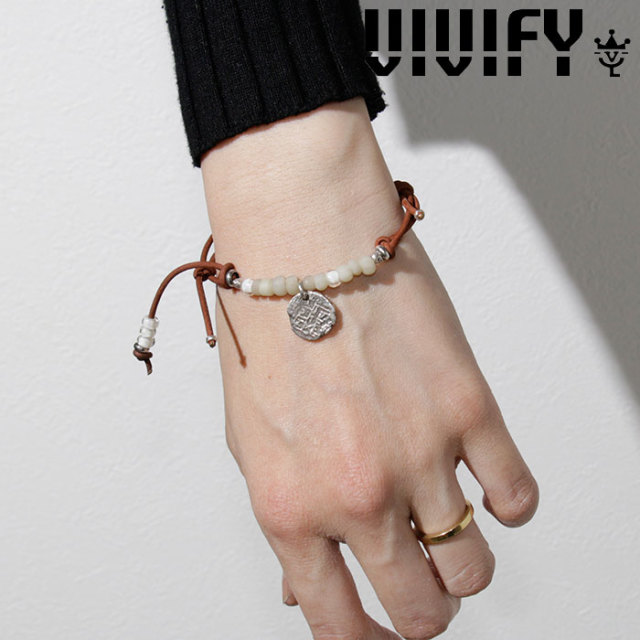VIVIFY(ヴィヴィファイ)(ビビファイ)　Old Coin Nubuck Cord Bracelet　【VIVIFY ブレスレット】【VFB-163】【レディース 女性用】【