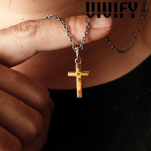 VIVIFY(ヴィヴィファイ）k18gold LargeCross Necklace