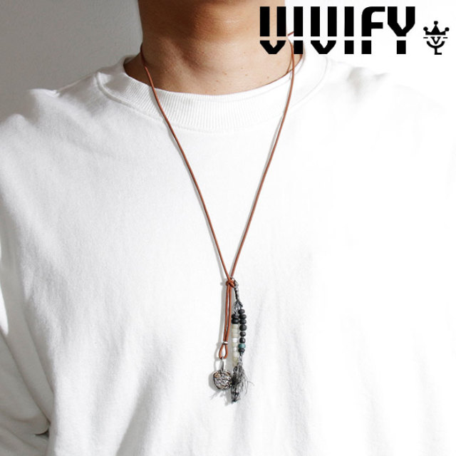 VIVIFY(ヴィヴィファイ)(ビビファイ)　Eastern Roman Empire Coin w/gold Nubuck Cord Necklace　【VIVIFY ネックレス】【VFN-300】