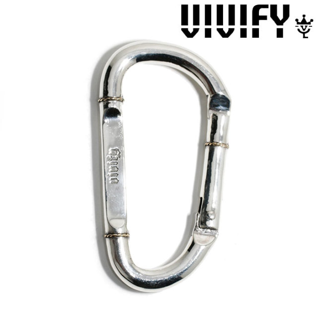 VIVIFY(ヴィヴィファイ)(ビビファイ)　k18Gold Rope Inlay Arabesque karabiner　【VIVIFY カラビナ】【VFO-113】【オーダーメイド 