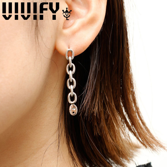 VIVIFY(ヴィヴィファイ)(ビビファイ)　K18goldpost 2Way Chain Pierce　【VIVIFY ピアス】【VFP-269】【メンズ レディース】【オーダ