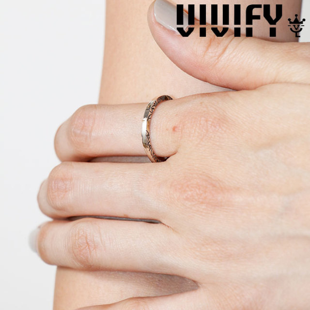 VIVIFY(ヴィヴィファイ)(ビビファイ)　SideArabesque Ring w/gold　【VIVIFY リング】【VFR-131】【メンズ レディース】【オーダーメ
